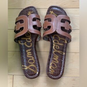 Sam Edelman Tan Slide Sandals